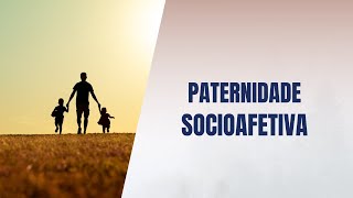 Paternidade socioafetiva [upl. by Khalid]